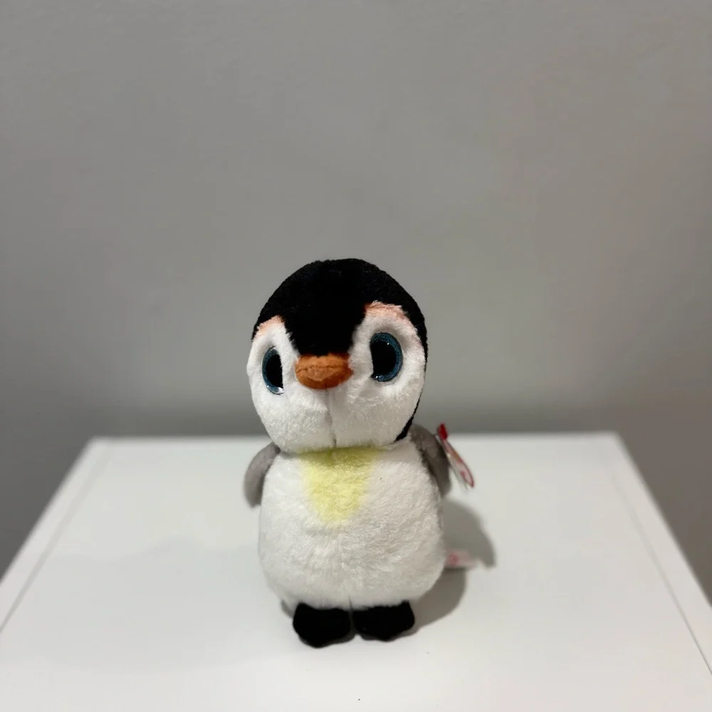 TY Beanie Boos BIG EYED PONGO THE PENGUIN 6